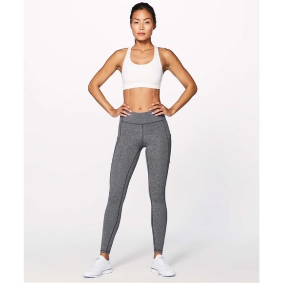 Lululemon Speed Up Tight in Heathered Black - Picture 1 of 16
